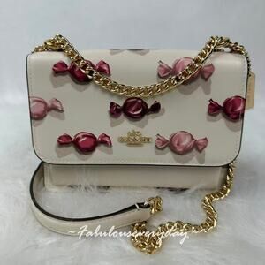 Coach Mini Klare Crossbody Bag with Candy in Leather/Chalk/Chalk CDB09 NWT